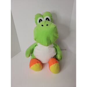 Large Super Mario Bros. Green Yoshi Plush Stuffed Animal Toy‎